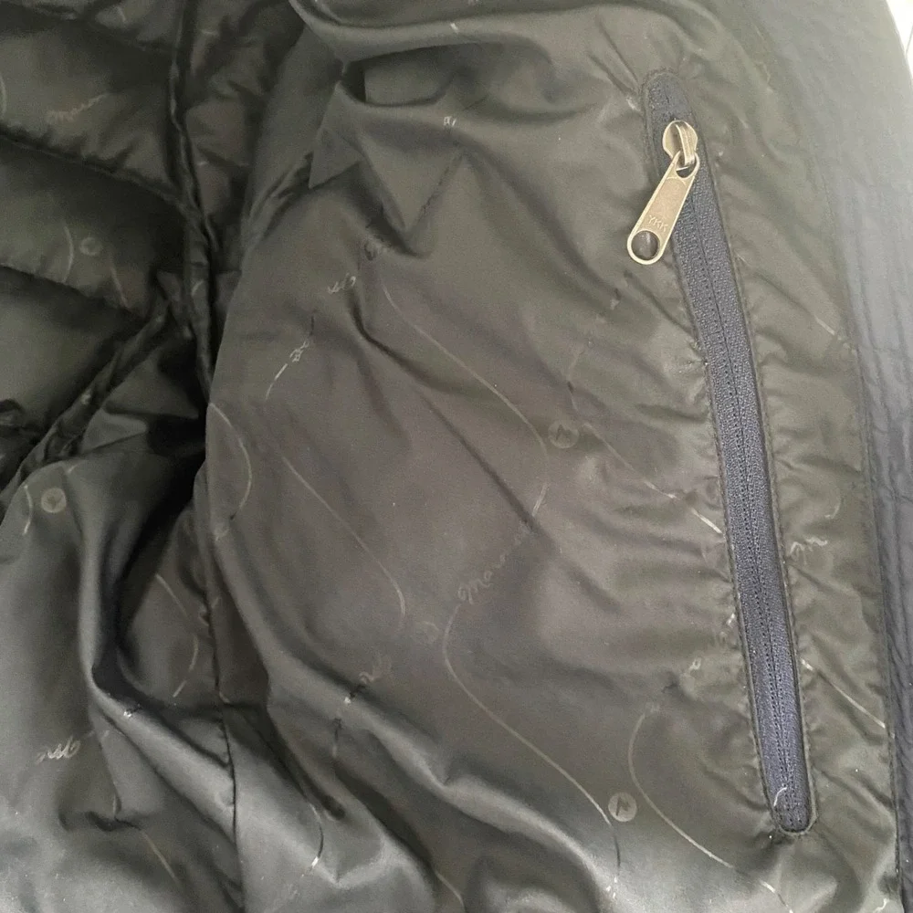 Marmot Kids 700 Fill Down Puffer Jacket Size Small Quilted Mock Neck Zip Pockets